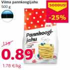 Allahindlus - Vilma pannkoogijahu
500 g