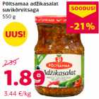 Allahindlus - Põltsamaa adžikasalat
suvikõrvitsaga
550 g