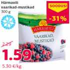 Allahindlus - Härmavili
vaarikad-mustikad
300 g