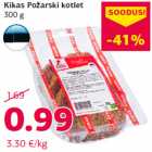 Allahindlus - Kikas Požarski kotlet
300 g