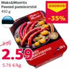 Allahindlus - Maks&Moorits
Peened pannivorstid
450 g