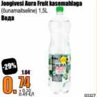 Joogivesi Aura Fruit Kasemahiaga