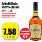 Allahindlus - Brändi Gloria
VSOP 5 classic