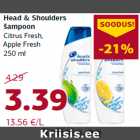 Allahindlus - Head & Shoulders
šampoon
Citrus Fresh,