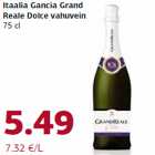 Allahindlus - Itaalia Gancia Grand
Reale Dolce vahuvein
75 cl