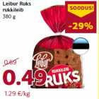 Allahindlus - Leibur Ruks
rukkileib
380 g