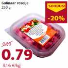 Allahindlus - Gulinaar rosolje
250 g