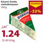 Allahindlus - Käserei Dorblu
sinihallitusjuust
100 g