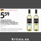 Saksamaa kaitstud päritolunimetusega vein Kendermanns Grauburgunder 12,5% või Classic Riesling 12%, 75 cl