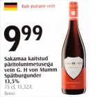 Saksamaa kaitstud üäritolunimetusega vein G.H von Mumm Spätburgunder 13,5%, 75 cl