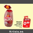 Allahindlus - Viilutatud
leib Ruks,
Leibur, 800 g