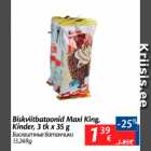 Allahindlus - Biskviitbatoonid Maxi King, Kinder, 3 tk x 35 g