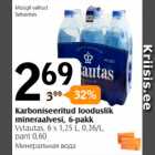 Allahindlus - Karboniseeritud looduslik mineraalvesi, 6-pakk