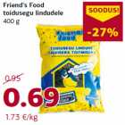 Allahindlus - Friend’s Food
toidusegu lindudele
400 g