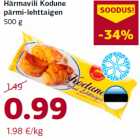 Allahindlus - Härmavili Kodune
pärmi-lehttaigen
500 g