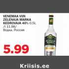 VENEMAA VIIN ZELENAJA MARKA KEDROVAJA 40% 0,5L