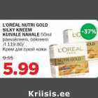 Allahindlus - L′ORÉAL NUTRI GOLD SILKY KREEM KUIVALE NAHALE 50ml päevakreem, öökreem