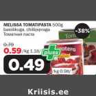 Allahindlus - MELISSA TOMATIPASTA 500g basiilikuga, chillipipraga