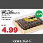 Allahindlus - EESTI PAGAR BANAANIKOOK 750g