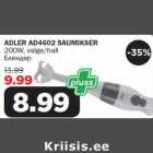 Allahindlus - ADLER AD4602 SAUMIKSER 200W, valge/hall