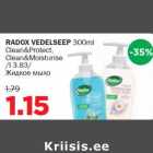 Allahindlus - RADOX VEDELSEEP 300ml Clean&Protect,Clean&Moisturise