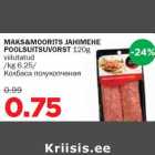 Allahindlus - MAKS&MOORITS JAHIMEHE POOLSUITSUVORST 120g viilutatud