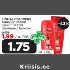 Allahindlus - ELVITAL COLORVIVE šampoon 250ml,palsam 200ml