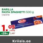 Allahindlus - BARILLA
PASTA SPAGHETTI 500 g