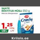 Allahindlus - SANTE
RÖSTITUD MÜSLI 350 g