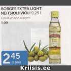 Allahindlus - BORGES EXTRA LIGHT NEITSIOLIIVIÕLI 0,25 L