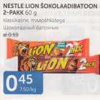 Allahindlus - NESTLE LION ŠOKOLAADIBATOON 2-PAKK 60 G