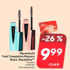 Allahindlus - Ripsmetušš
Total Temptation Mascara
Black, Maybelline**

