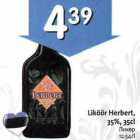 Allahindlus - Liköör Herbert, 35%, 35cl