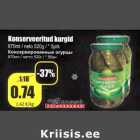 Allahindlus - Konserveritud kurgid 870 ml/neto 520 g/*5prk