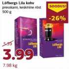 Allahindlus - Löfbergs Lila kohv
presskann, keskmine röst
500 g