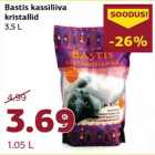 Allahindlus - Bastis kassiliiva
kristallid
3,5 L