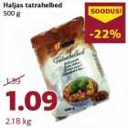 Allahindlus - Haljas tatrahelbed
500 g