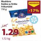 Allahindlus - Maahärra
Kuldne ja Krõbe
friikartulid
750 g