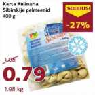 Allahindlus - Karta Kulinaria
Sibirskije pelmeenid
400 g