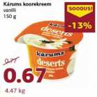 Allahindlus - Kárums koorekreem
vanilli
150 g