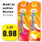 Allahindlus - Mahl ja nektar Hortex 1L/2 sorti