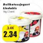 Allahindlus - Delikatessjogurt Lindahls 1 kg/2 sorti