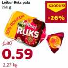 Allahindlus - Leibur Ruks pala
260 g