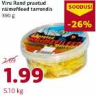 Allahindlus - Viru Rand praetud
räimefileed tarrendis
390 g