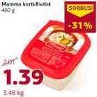 Allahindlus - Mamma kartulisalat
400 g