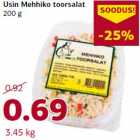 Allahindlus - Usin Mehhiko toorsalat
200 g