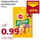 Allahindlus - Pedigree Biscrok
koeraküpsised
200 g