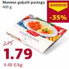 Allahindlus - Mamma guljašš pastaga
400 g