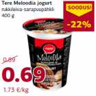 Allahindlus - Tere Meloodia jogurt