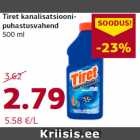 Allahindlus - Tiret kanalisatsioonipuhastusvahend
500 ml